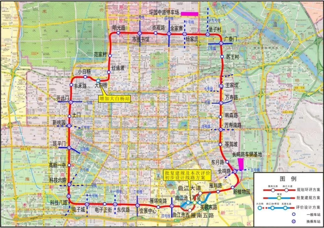 西安地铁6号线最新线路图揭秘，古都交通新脉络探索