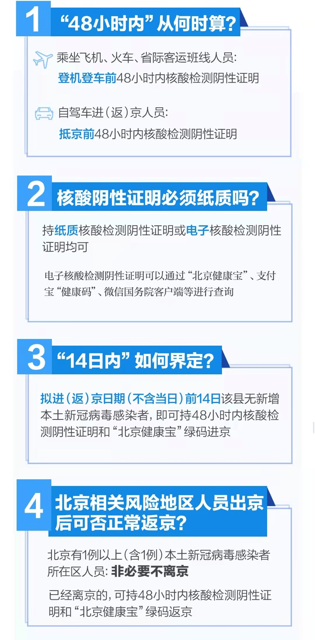 北京返京人员最新规定概述